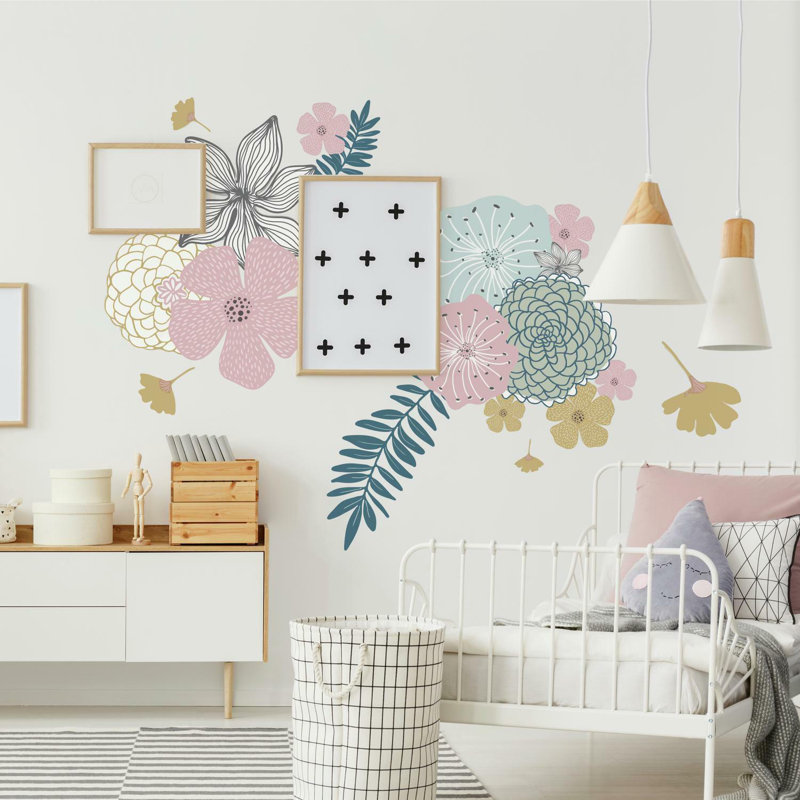 Adhésif décoratif fleurs vivaces