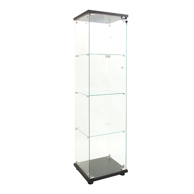 Vitrine vitrée à 4 niveaux
