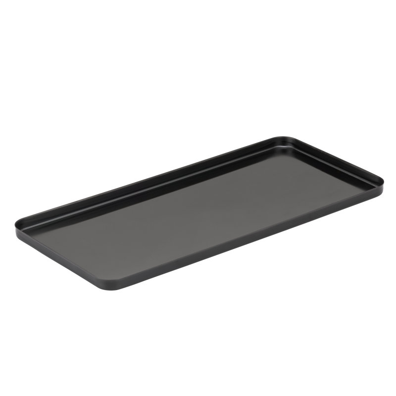 Plateau de service moderne 11 po x 5 po Modern Edge, Noir