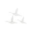 Gel Coat White Flying Ducks