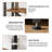 Book Shelf, Tall Wide Bookshelf, Industrial Open Bookcase, Display Shelves Storage Organizer, Shelving Unit for Living Room, Home Office, Bedroom-68001887