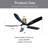 Lileah 5 - Blade LED Standard Ceiling Fan with Remote Control and Light Kit Included-1565808992