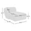Anson Upholstered Left Arm Chaise-1359677348