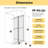Frameless Double Sliding  Shower Door-121607608