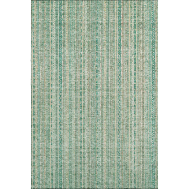 Premium Machine Washable Filiberto AMF1655 Stripes Rug, Rectangle 10' x 14'