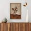 «Classic Brown Lonely Autumn Tree», impression sur toile encadrée-109881858-109881857