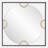 Akasim Iron Frame Square Mirror