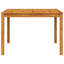 Table de salle à manger d'extérieur avec trou pour parasol en bois d'acacia massif-105853405-124139871
