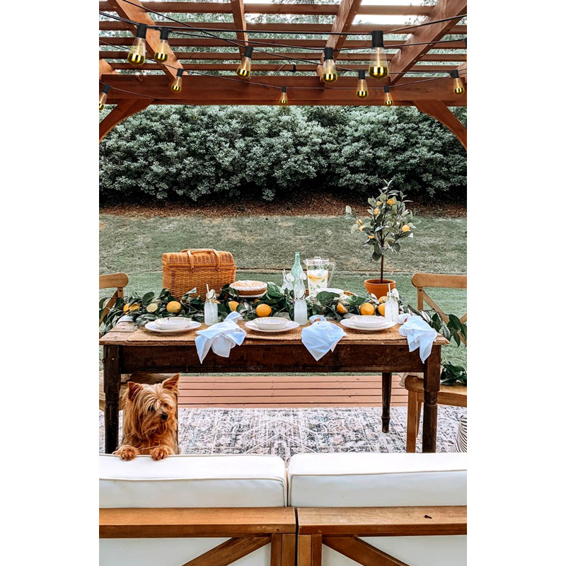 26' Outdoor 12 - Bulb Standard String Light (End to End Connectable)