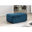 Chaise convertible moderne en bleu avec rangement et réglable pour espace de vie