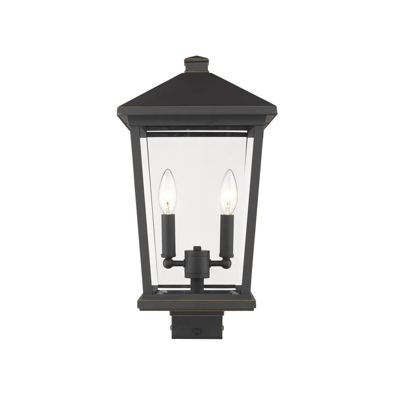 Bourke Stained Glass Lantern Head, Oil Rubbed Bronze