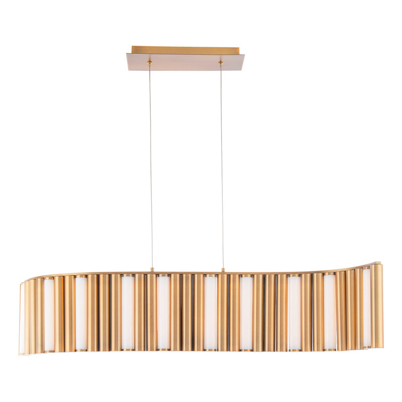 Luminaire suspendu linéaire 1 lumière unique Aretha