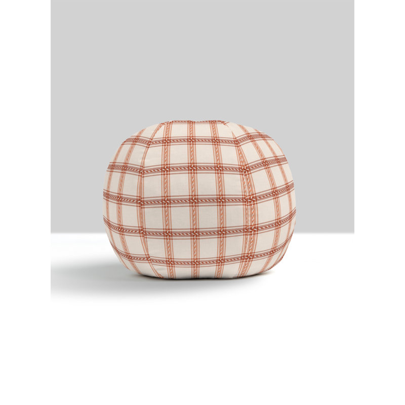 Silk Round Pillow Cover & Insert, Gold