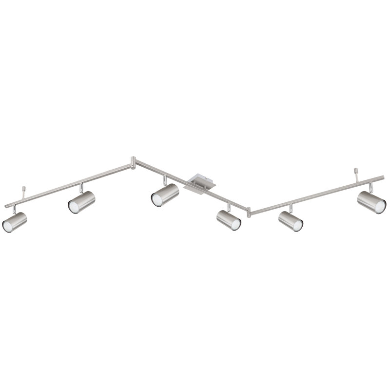 Alisha 180cm 6 -Light Track Kit, Nickel Matt