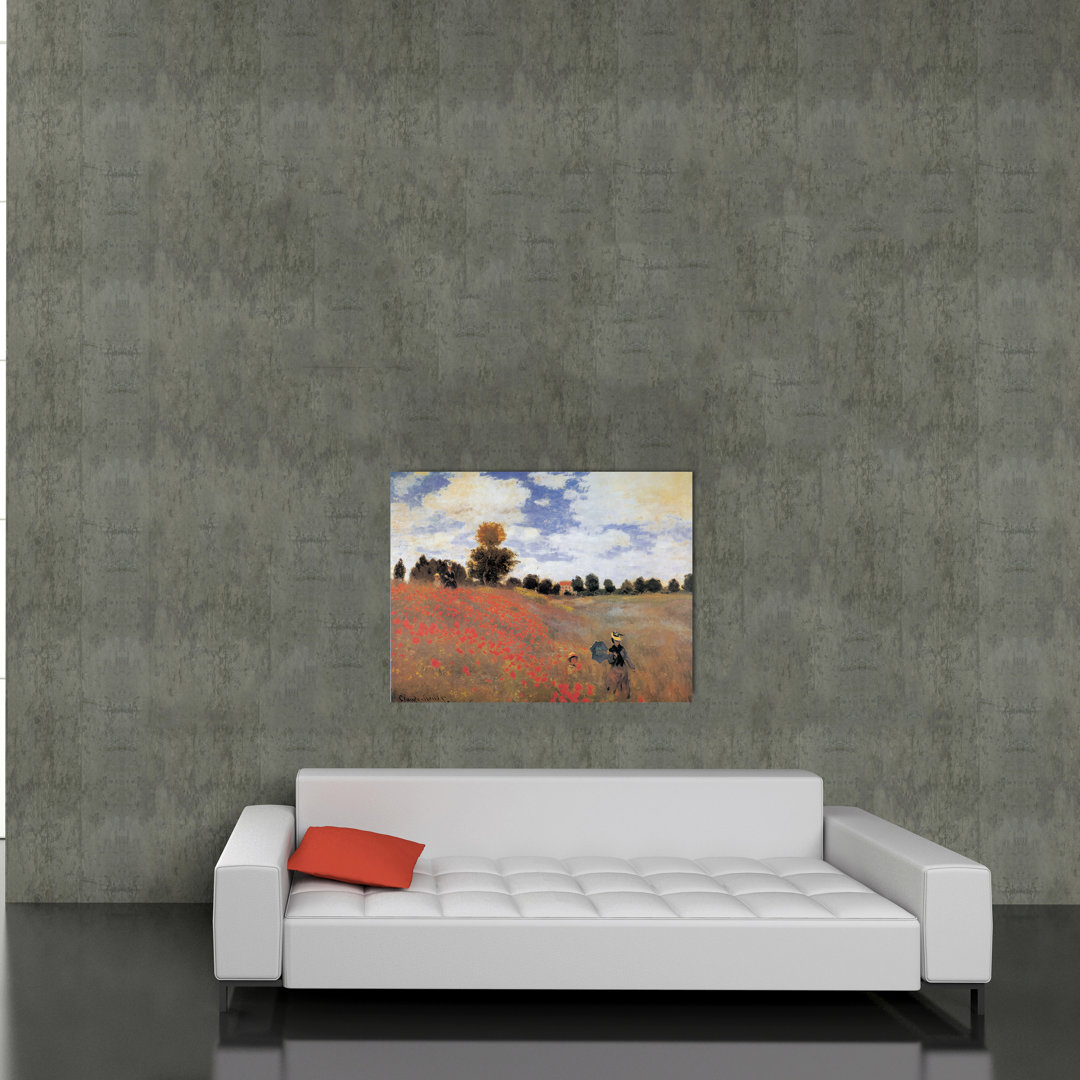 Poppies Near Argenteuil' by Claude Monet Art Print