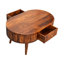 Solid Wood Coffee Table with Storage
