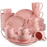 32 Piece Porcelain China Dinnerware Set - Service for 8