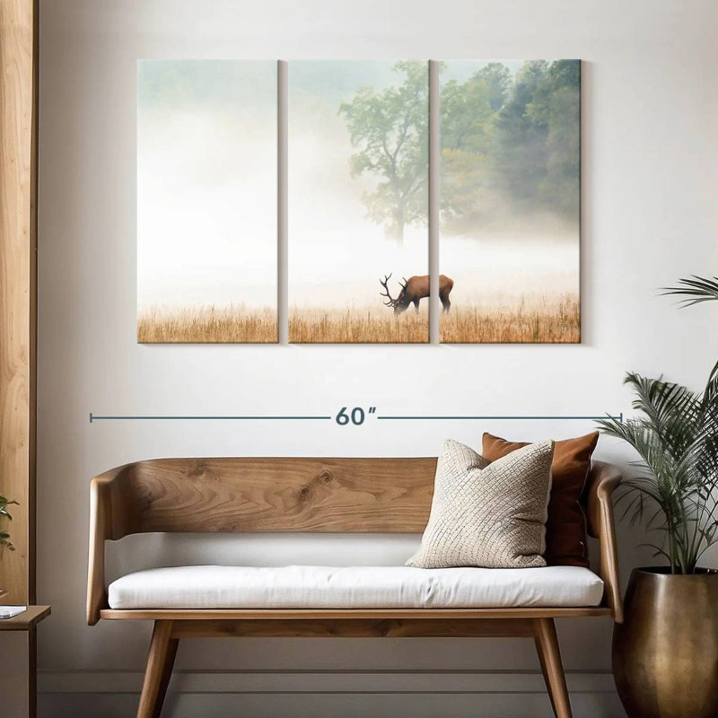 Brampt Cataloochee Elk, 32" H x 50" W