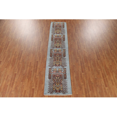 Handmade Traditional  Indian Runner Rug 3x12