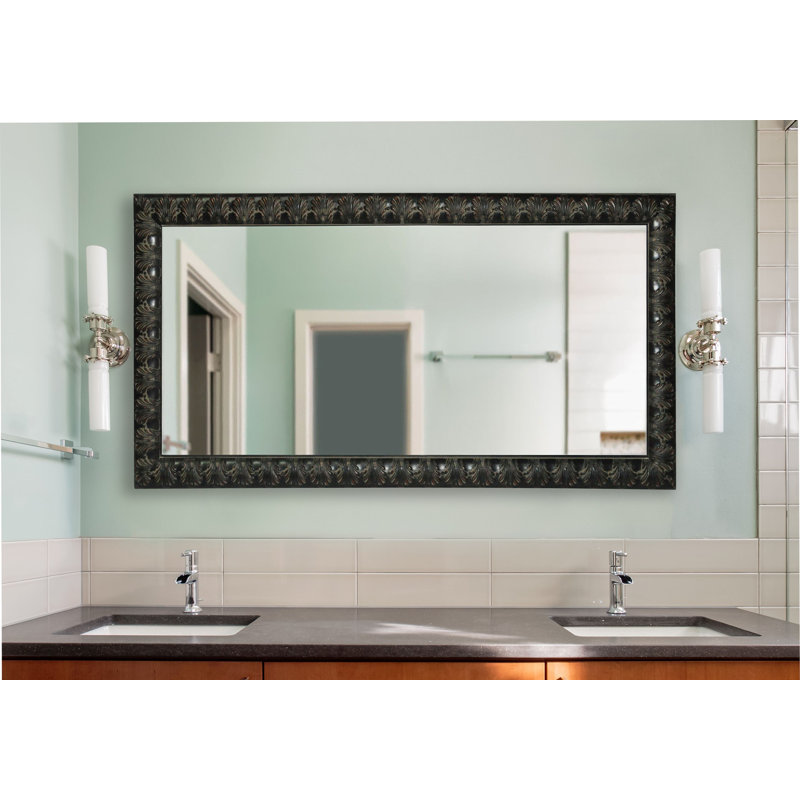 Avdulah Solid Wood Flat Wall Mirror, 58.5" H x 33" W