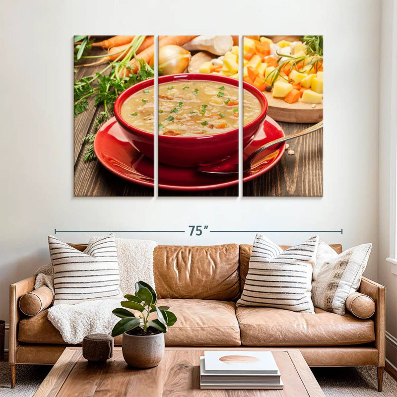 Yarlin Homemade Pea Soup, 36" H x 57" W