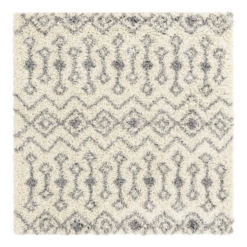 Birte Geometric Indoor Rug, Square 5'3"