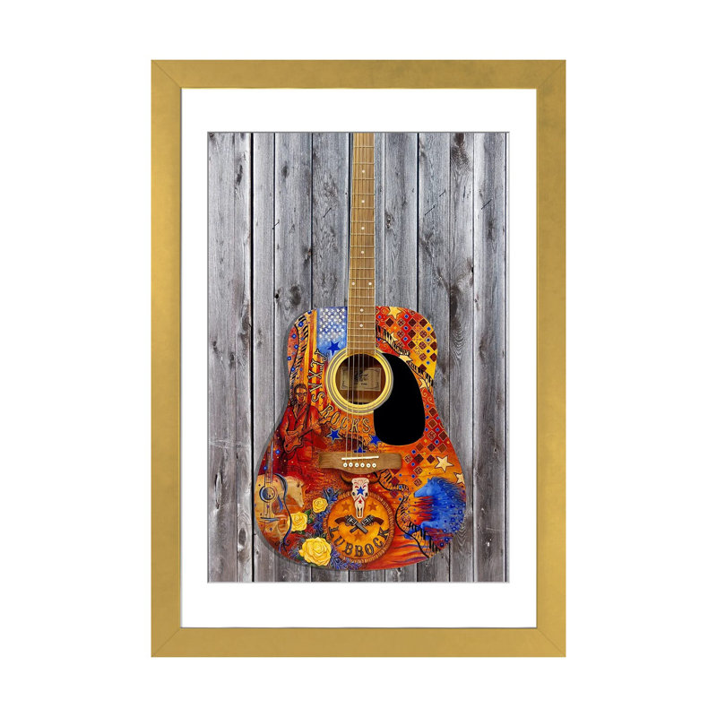 Texas Rocks Flag Guitar_1PFA