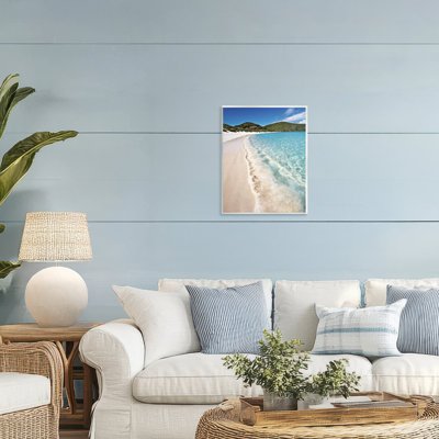 Caribbean Beach Coast Wall Plaque, design by Seven Trees Design