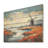 Holland Wind Turbine Meadows II - Wind Turbines On Wood Print-1184792170