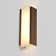 Capio Solid Wood LED Flush Mounted Sconce