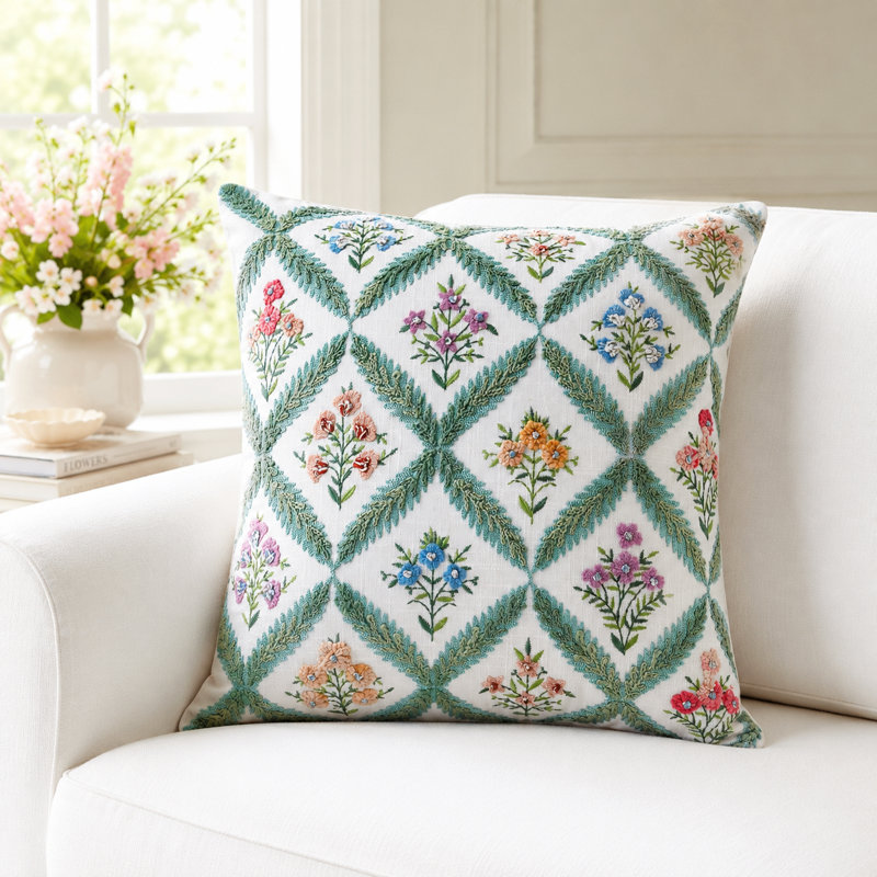 Housse de coussin 100% coton Hayley