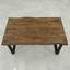 Nielsen Oak Rectangular Unfinished Wood Top Dining Table with Steel Base-1091282850-1091282854
