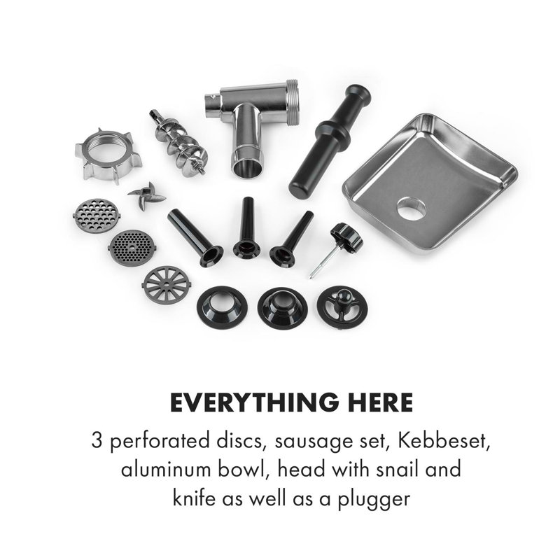 Klarstein Stainless Steel Electric Meat Grinder