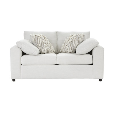 Hughes Furniture 24500 Upholstered Loveseat, Lilou Winter