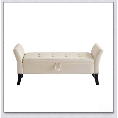 Upholstered Bed Bench with Storage, Combining Comfort and Style for Modern Bedrooms and Living Areas
