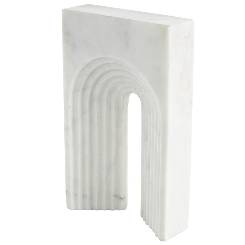 Duwane Abstract Figurines & Sculptures, White