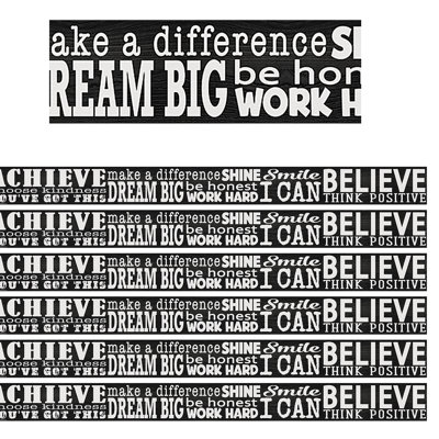 Teacher Created Resource Farmhouse Positive Sayings Border Trim