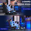 Anman Racing Simulator Cockpit Adjustable & Seat Fit Logitech G923 G920 Xbox, Not Include Steering wheel & Wheels & Pedals and Shifter Handbrake