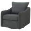 Chaise pivotante rembourrée-1346391329
