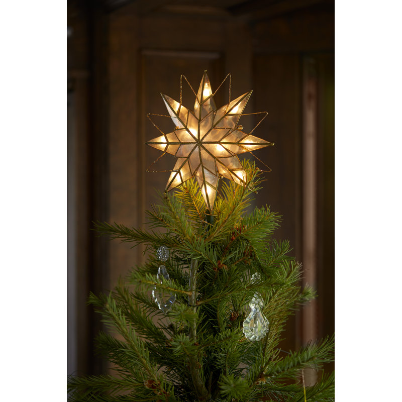 9.65'' Astrology & Stars Lighted Tree Topper