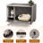 Gray Cat Litter Box Enclosure