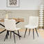 44cm H Cotton Upholstered Metal Side Chair-240026625
