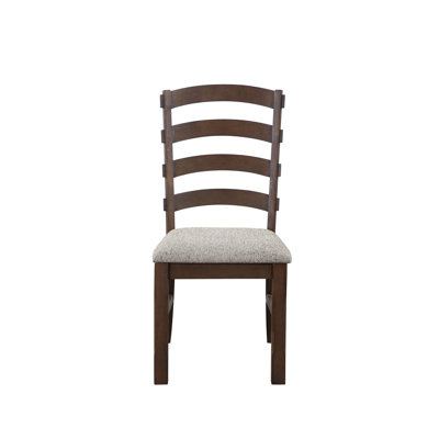 Jermaine Wooden Dining Chairs with Padded Seat