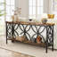 Table basse, canapé industriel, console à 2 niveaux-1046802718