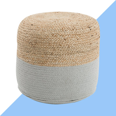 Casas 46cm Wide Round Pouf Ottoman