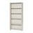 5 Tiers Wide Bookshelf, 68.3 in Wooden Open Bookcase with Display Storage Organizer Shelf, Freestanding Tall Display Floor Bookcase Bookshelf for Library, Bedroom, Living Room, Office, White