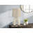 Lighting, 25"H, Table Lamp, Cream Resin, Beige Shade, Modern