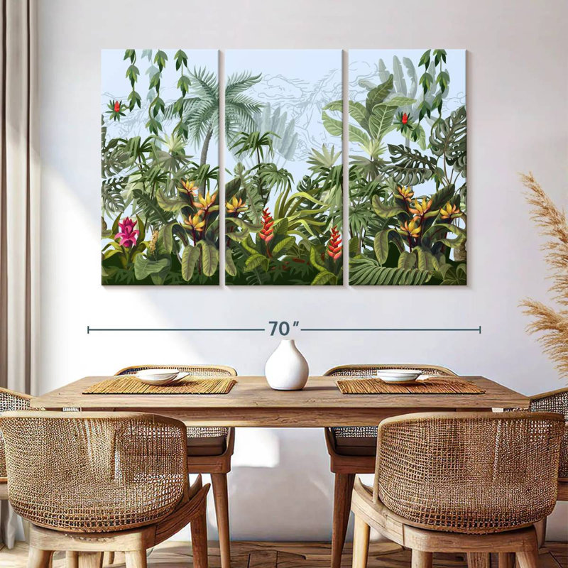 Alvord Mystical Jungle, 42" H x 65" W