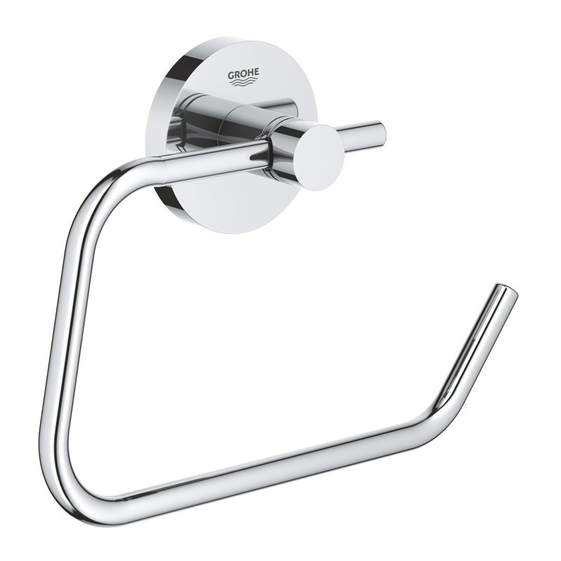 Essentials Cube Wall Mount Toilet Paper Holder, StarLight Chrome