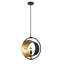 Luminaire suspendu géométrique 1 lumières simple Lilly-Anne